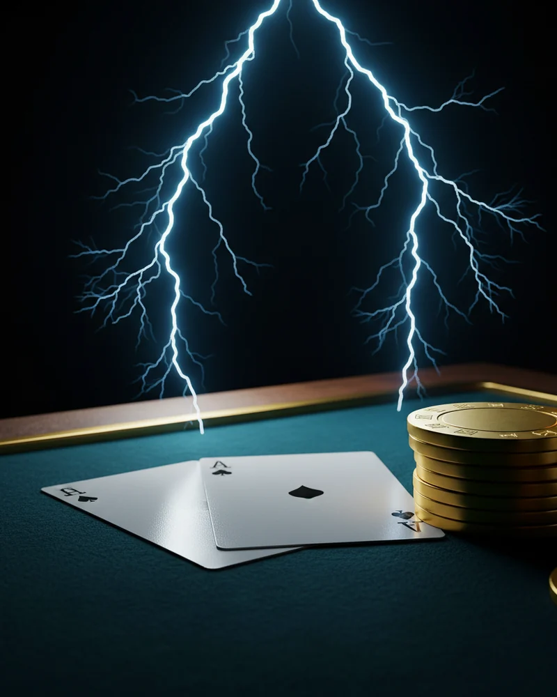 Lightning Baccarat table on Play 99 Exch