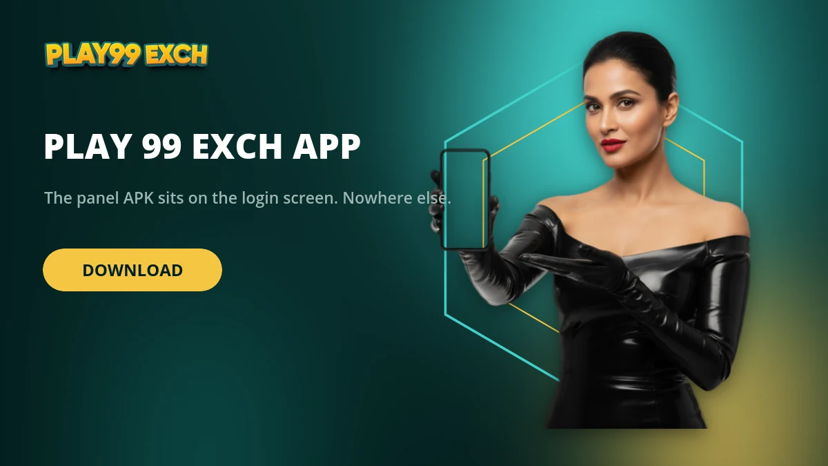 Play 99 Exch app download from the panel login screen on Android