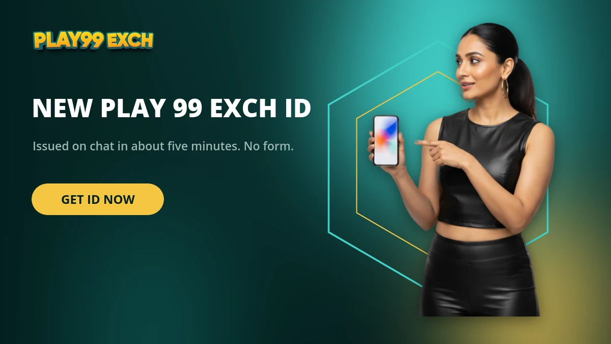 Getting a new Play 99 Exch ID on chat with username and starter password